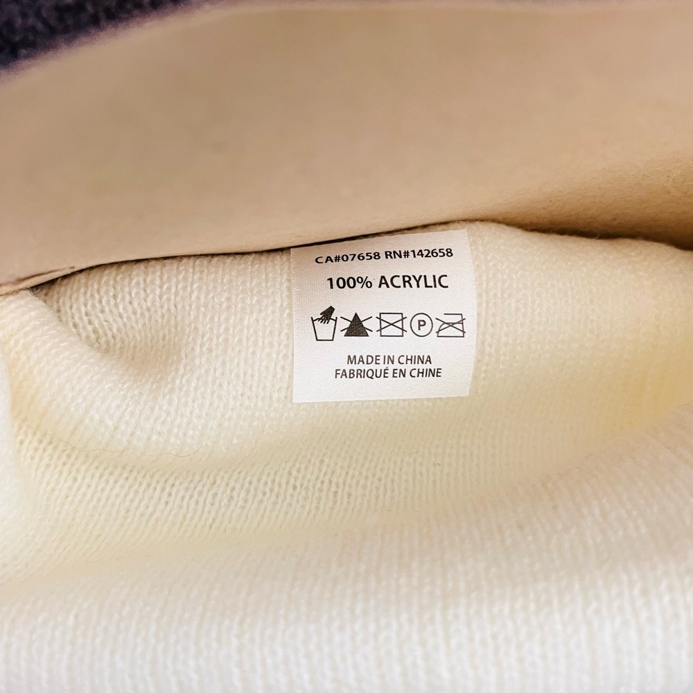 New “Playboy” Unisex Cream Color Toque  🖤 Year Round Versatility - #Fashion - Picture 2 of 5